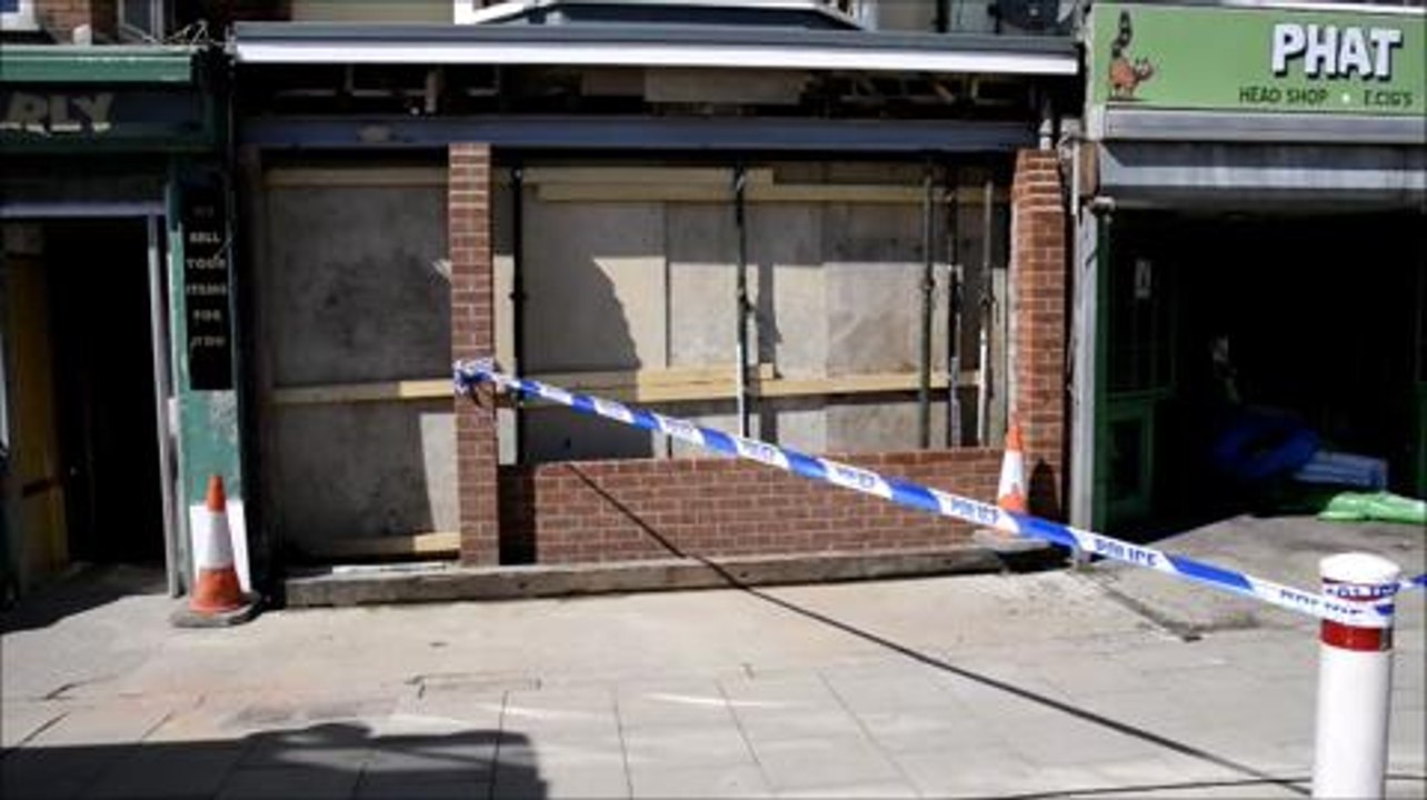 Arson attack on Shop