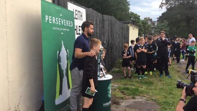 McGregor visits Leith with Scottish Cup