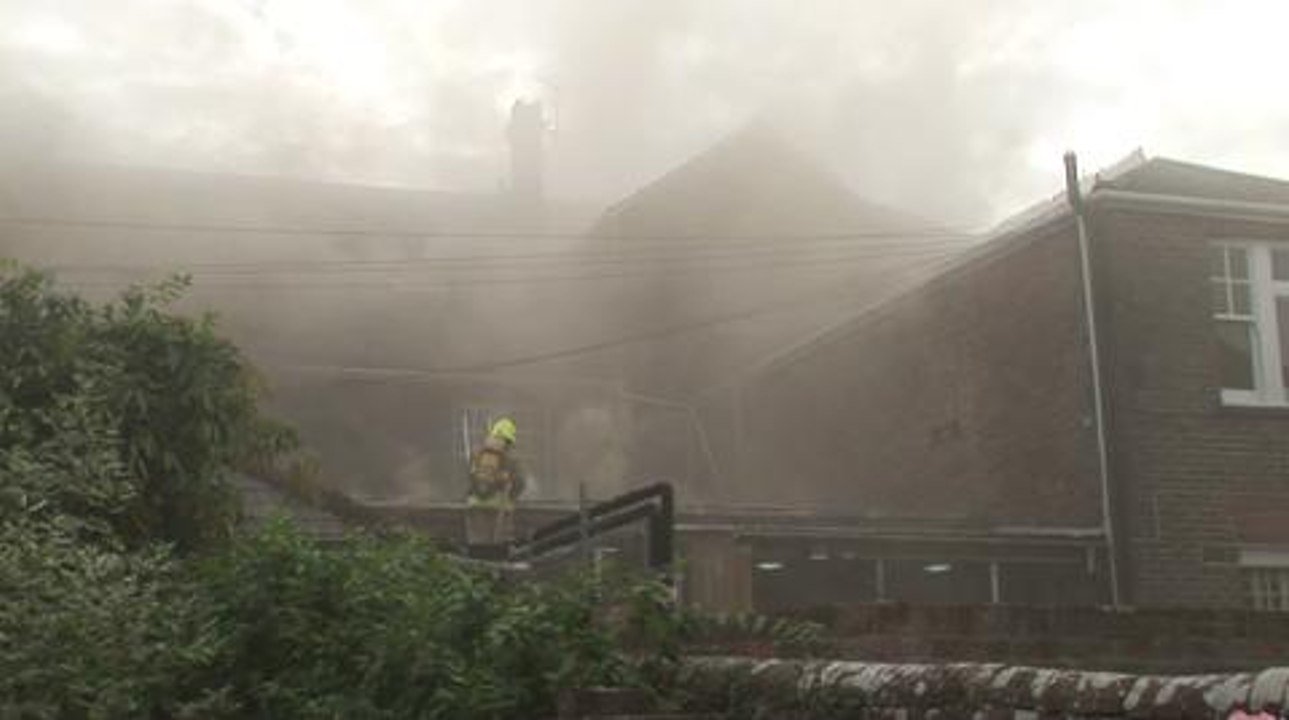 Fire at pet shop
