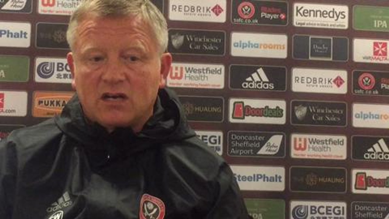 Chris Wilder on Caolan Lavery