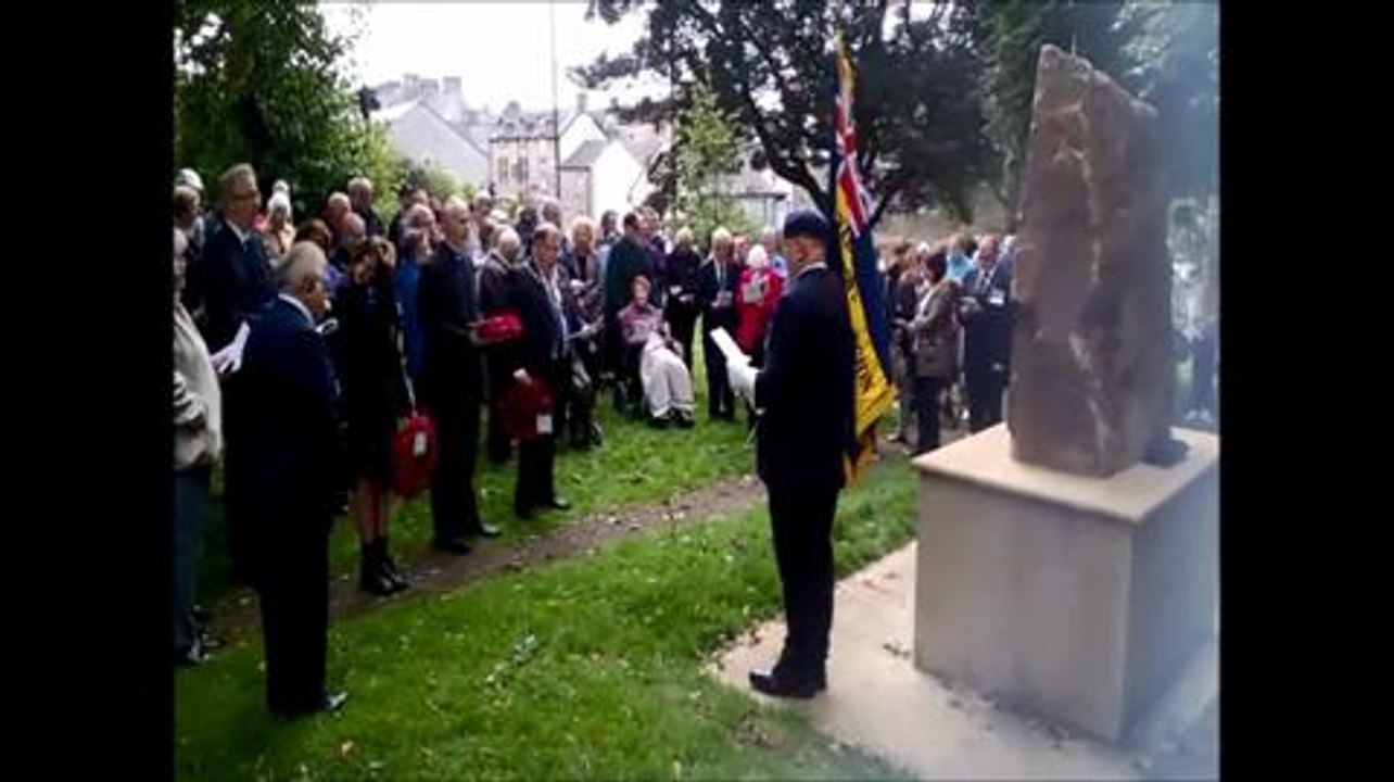 Fairfield war memorial dedication