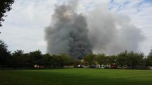 Firefighters tackle huge fire