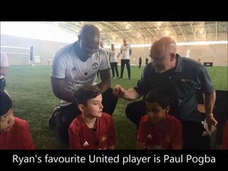 Ryan meets Paul Pogba