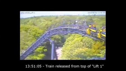 CCTV shows moment of Smiler crash