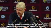 Arsene Wenger praises Clarets