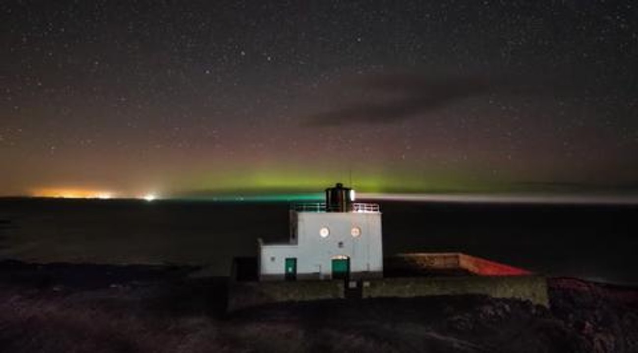 Northern lights Northumberland