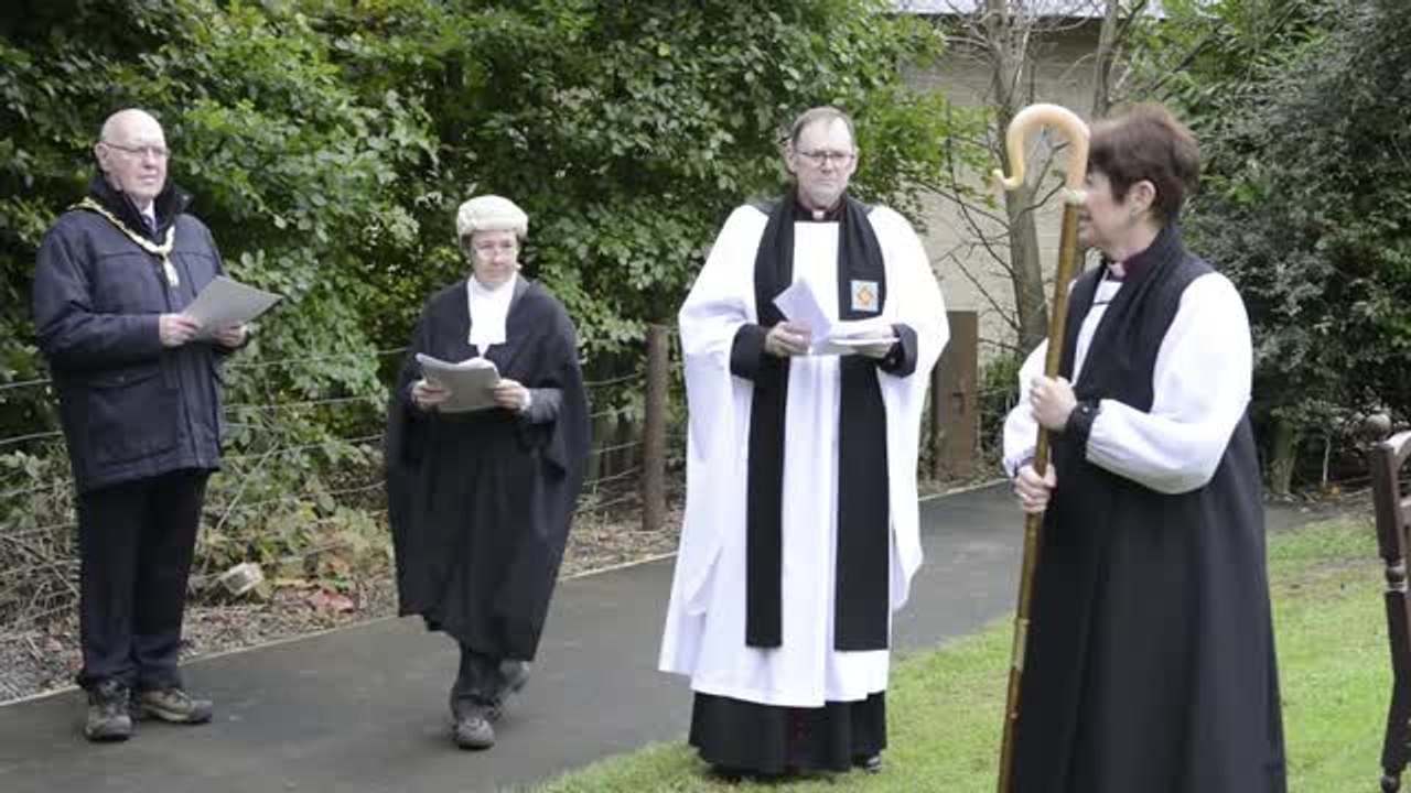 Consecration at Alnwick Cemetery