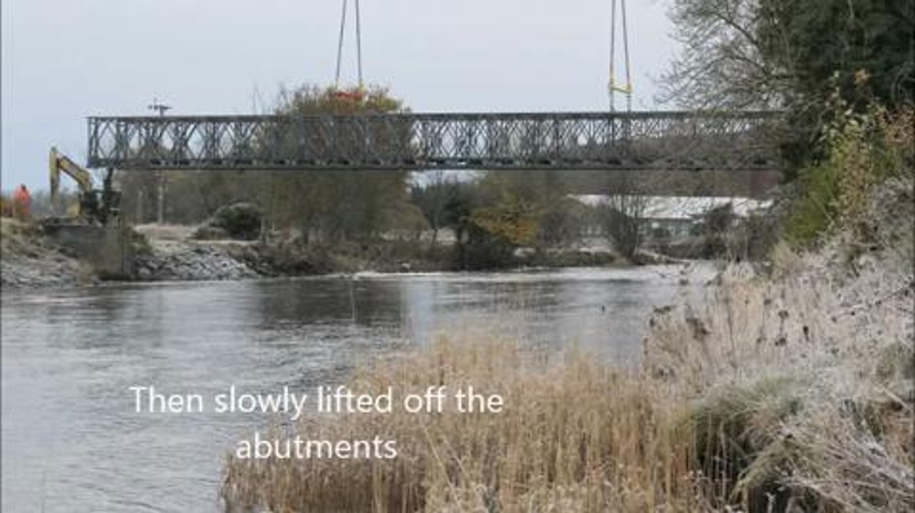 Sparling Bridge removed