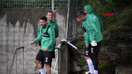 SPOR Konyaspor'un Bolu kampındaki hazırlıkları sürüyor