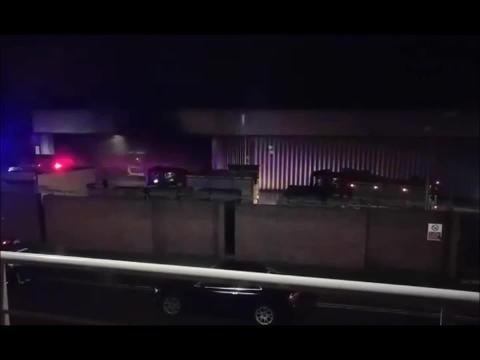 Fire crews tackle blaze at depot in Hartlepool