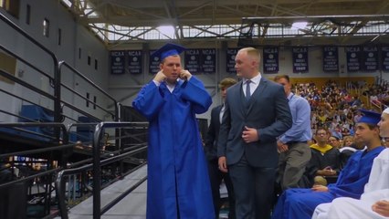 Graduation Crowd Silent For Student With Autism