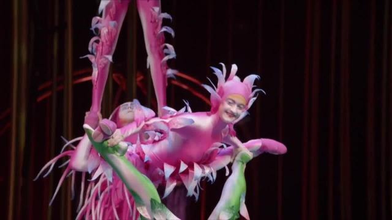 Cirque du Solei Varekai behind the scenes rehea...