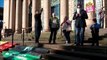 Protesters outside Sheffield City Hall voice concerns about Donald Trump