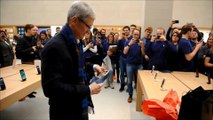 Apple CEO Tim Cook visits Glasgow