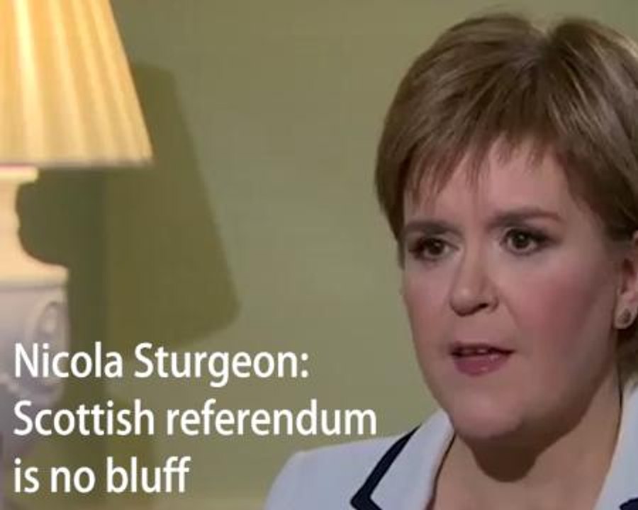 Nicola Sturgeon insists she is not bluffing abo...