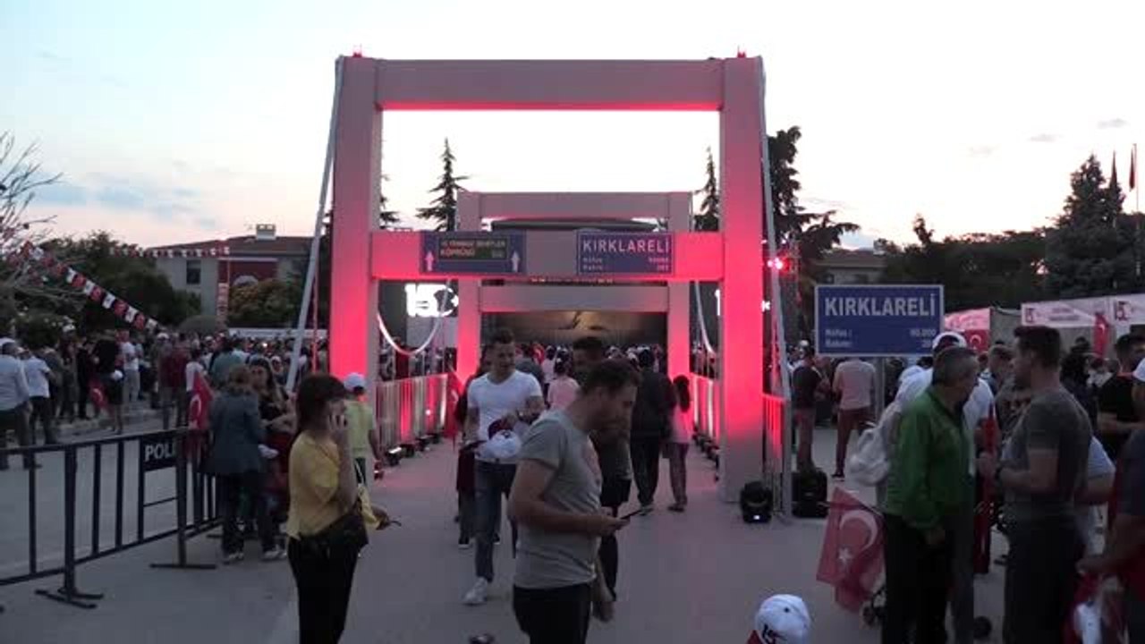 15 Temmuz Demokrasi ve Milli Birlik Günü - Demokrasi ve Milli Birlik Yürüyüşü yapıldı