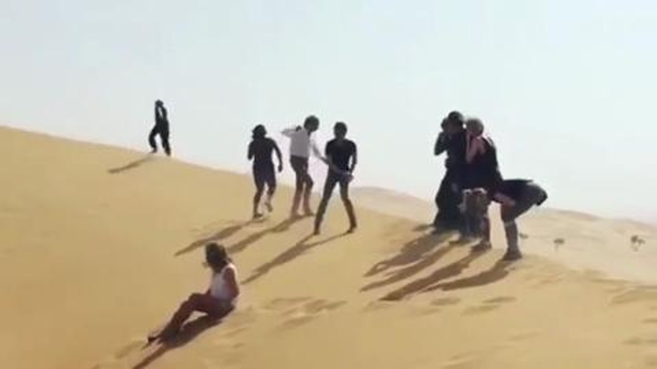 Rod Stewart re-enacts ISIS beheading