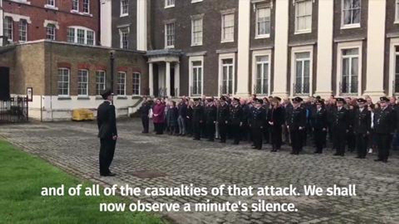 Terror attack silence