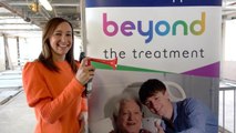 Olympic icon Dame Jessica Ennis Hill has a blast launching cancer appeal