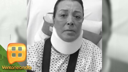 ¡ACCIDENTE EN TEATRO! Sylvia Pasquel se dislocó el brazo en plena obra y terminó en el hospital.