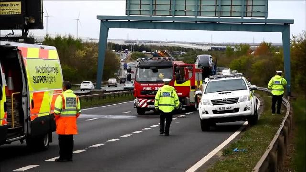 A19 crash in Sunderland