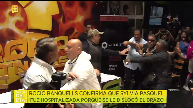 ¡NO LE INTERESA! Rocío Banquells no quiso hablar del pleito entre Alfredo Adame y Carlos Trejo.