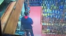 Charity box thief caught on camera