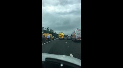 WATCH: A27 crash aftermath