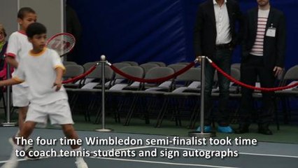 tennis ace serves up official opening