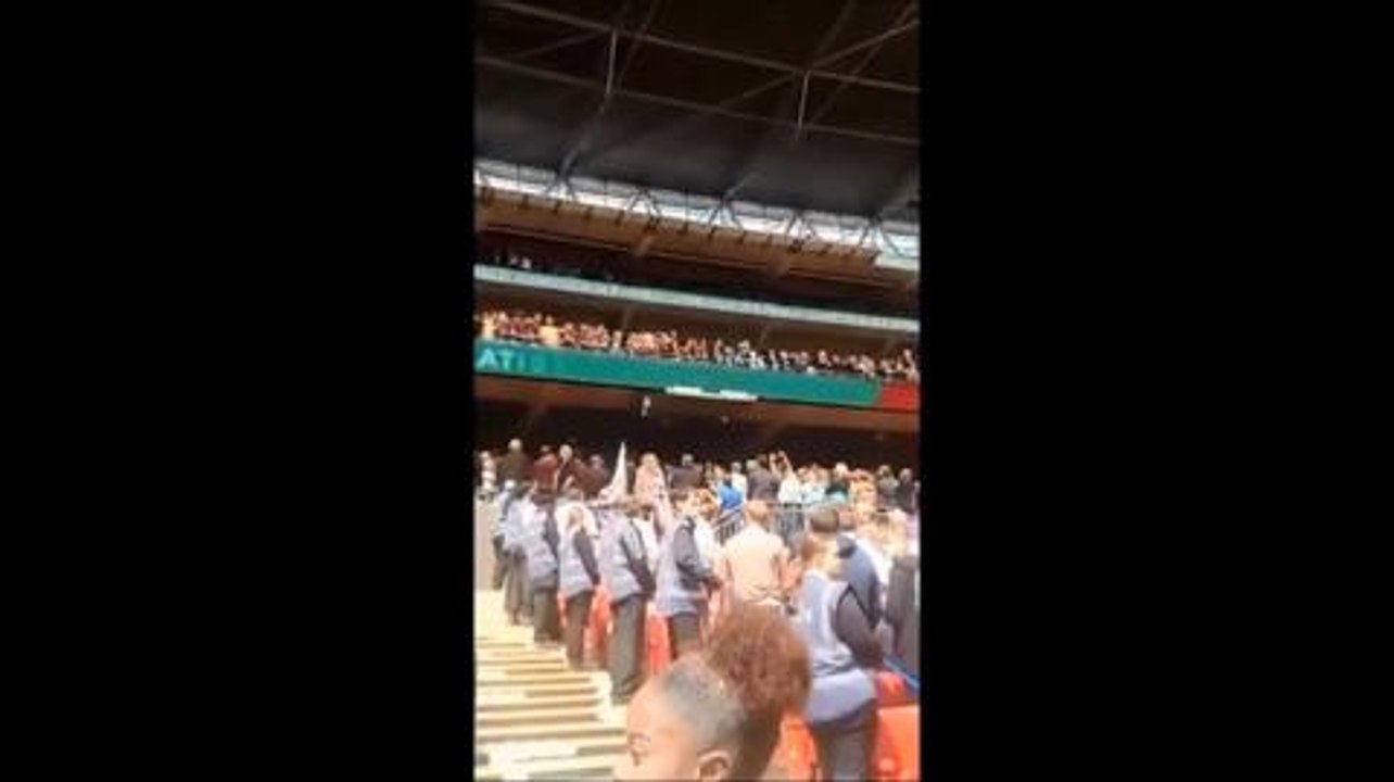 Wembley celebrations
