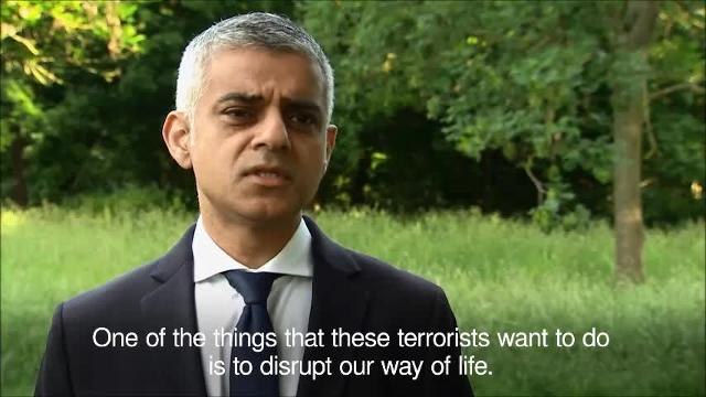Sadiq Khan after London attack