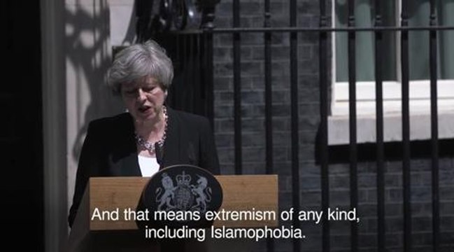 Theresa May condems attack