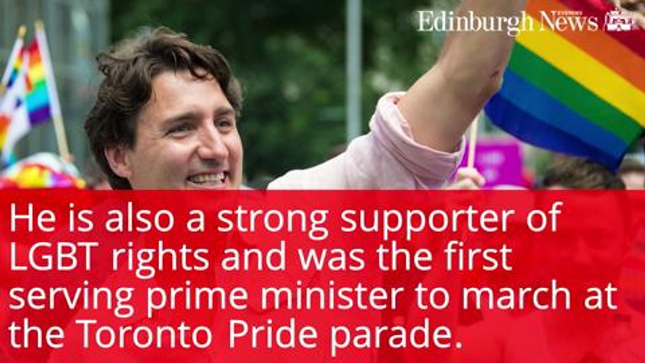 Justin Trudeau in Edinburgh