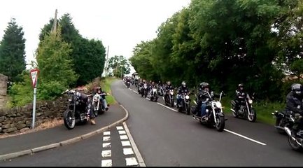 Biker funeral Sheffield