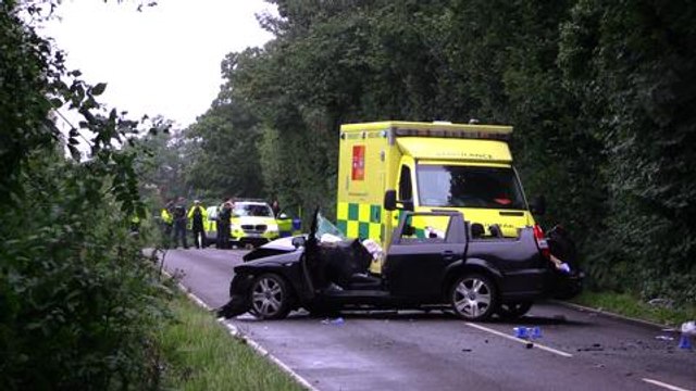 Five injured in crash