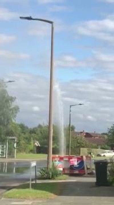Burst water main