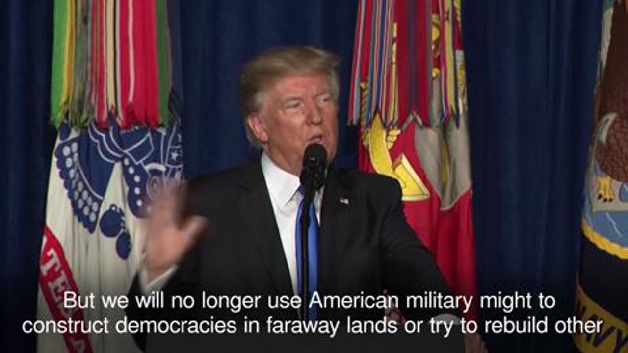 Trump's Afghanistan statement