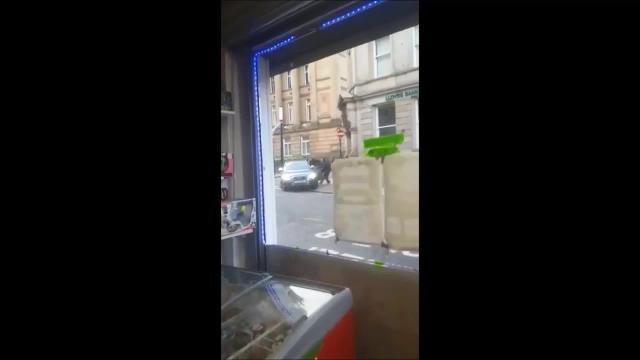 Dramatic video after report of armed robbery at Morley bank