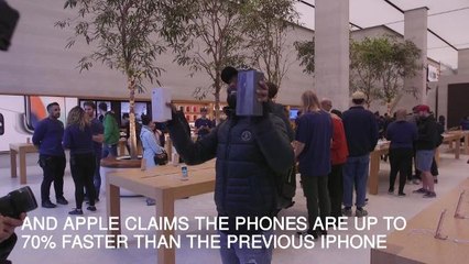 Apple fan sleeps in car to be first for iPhone 8 launch