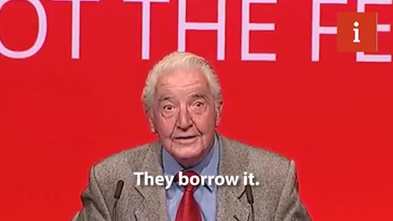 Dennis Skinner: Labour will borrow money, just like the private sector