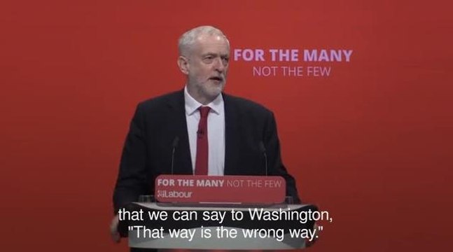 Jeremy Corbyns Labour conference speech in 60 seconds