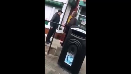 Connor Stewart launched an unprovoked attack on Michael Rhodes outside a Blackpool shop