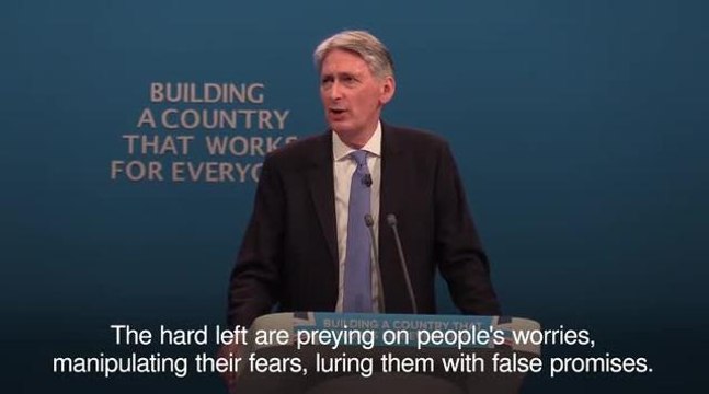 Philip Hammonds Conservative Party Conference speech in 60 seconds