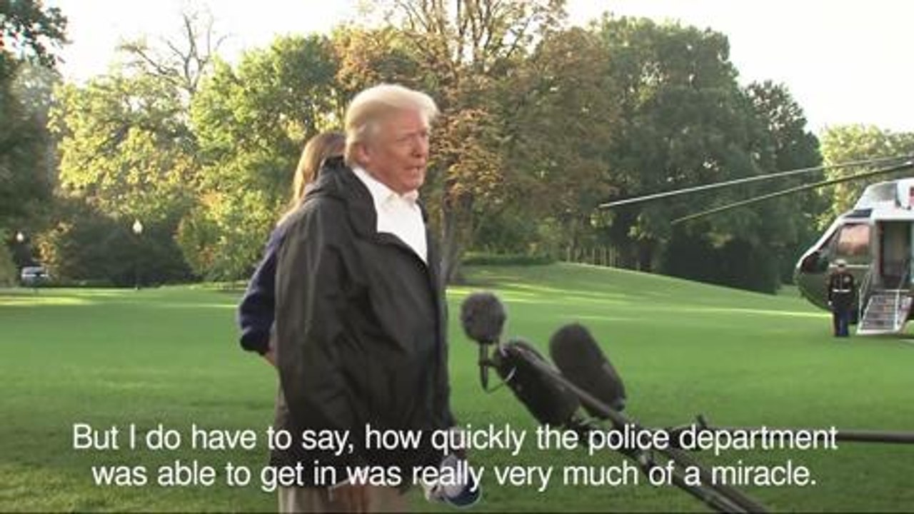 Trump discusses Las Vegas shooting