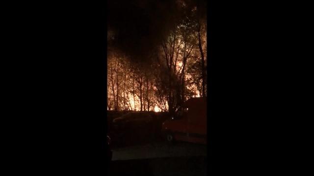 Three lorries catch fire on Banbury industrial estate