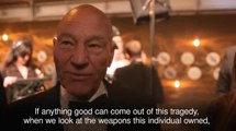 Sir Patrick Stewart hopes Las Vegas massacre will lead to tighter gun laws