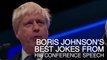 Boris Johnson's best jokes from his conference speech