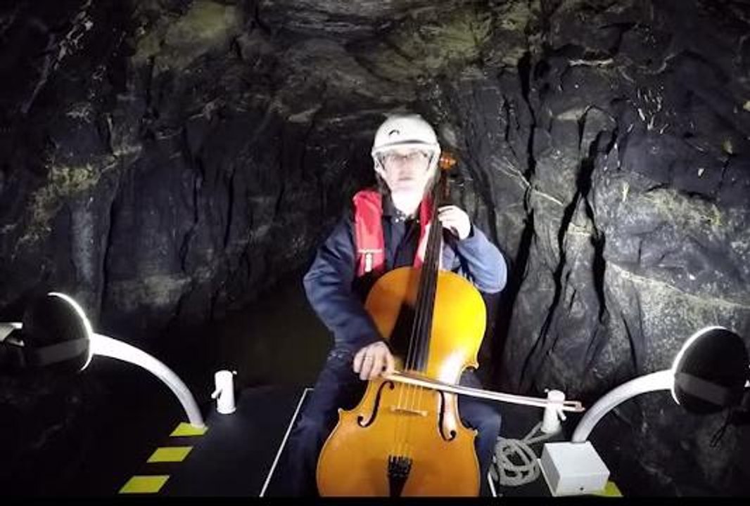 Standedge tunnel cellist