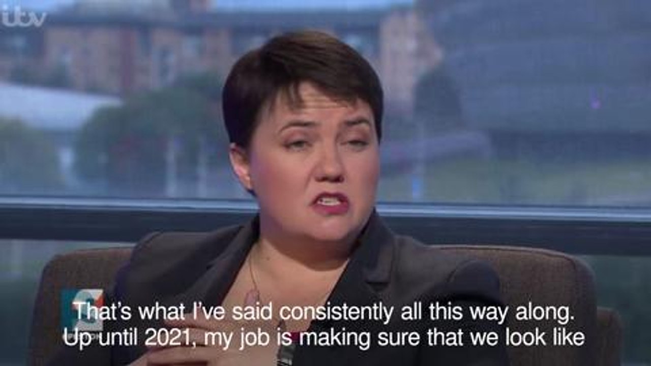 Ruth Davidson not past 2021