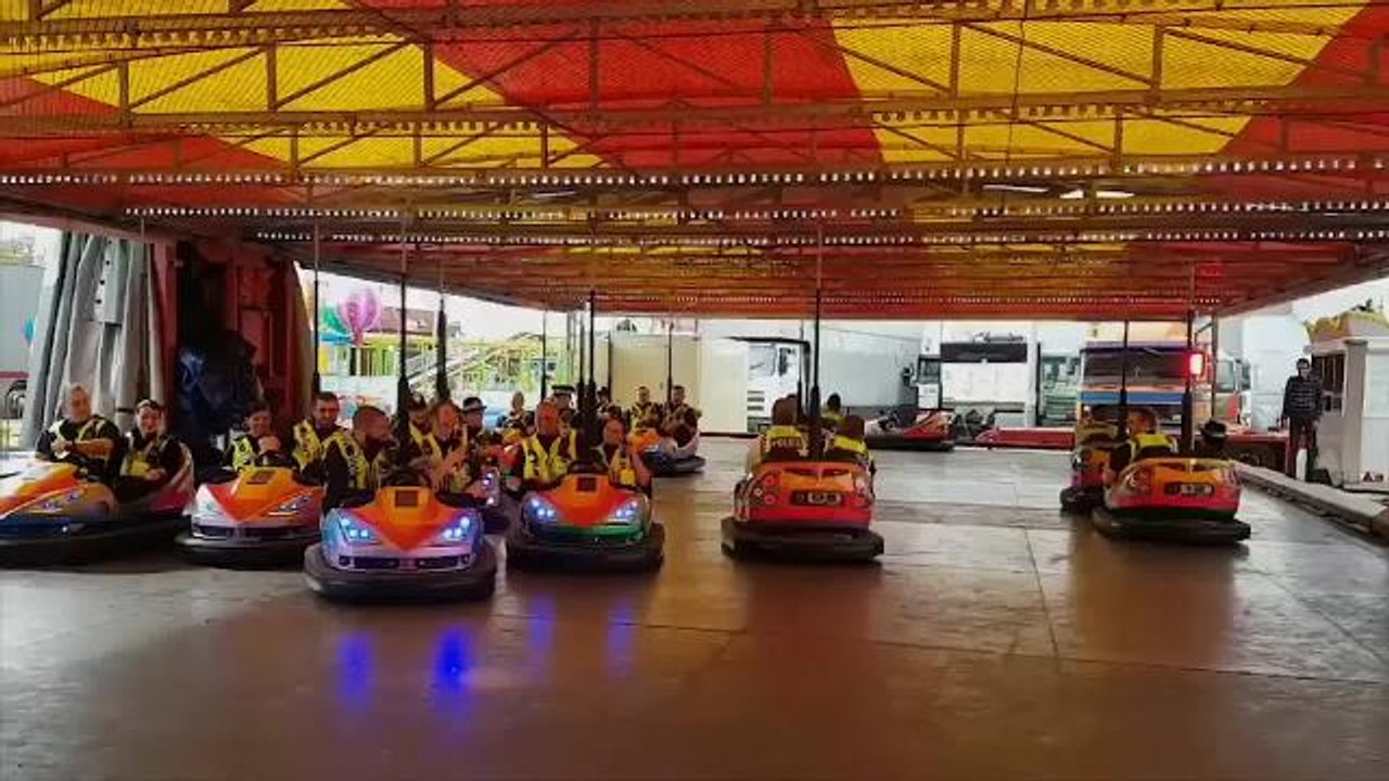 Dodgem riding cops JPNI